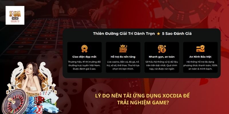 Lý do nên tải app Xocdiato